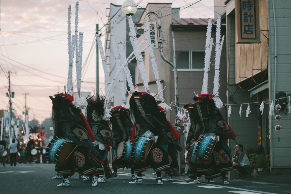 土沢まつり, 南部流成島鹿踊 の写真