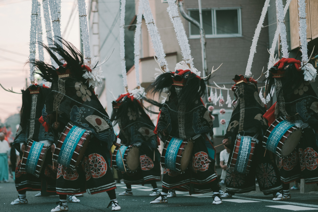 土沢まつり, 南部流成島鹿踊 の写真