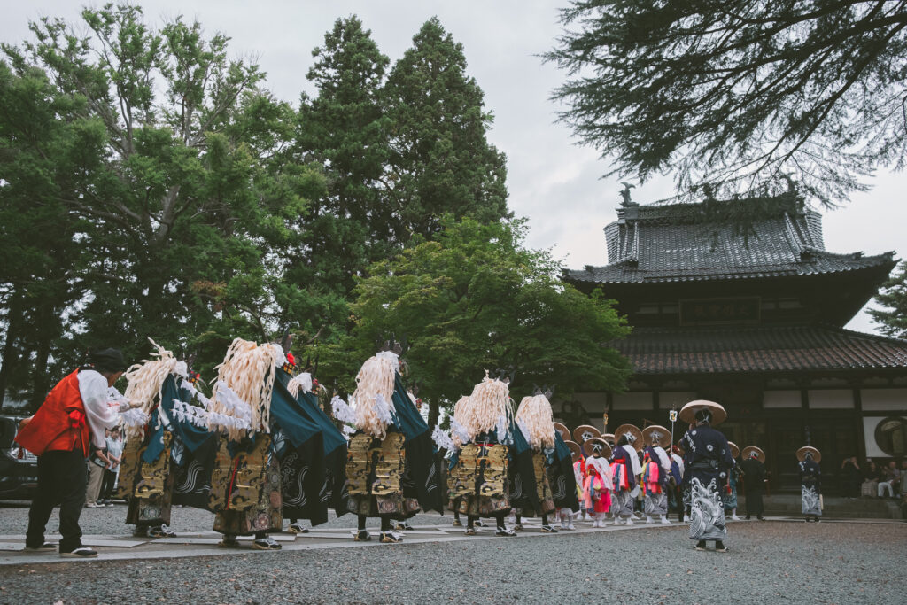 大慈寺, 澤目獅子踊り の写真