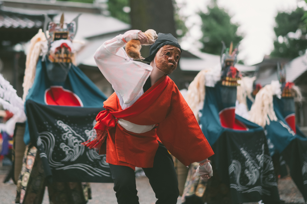 大慈寺, 澤目獅子踊り の写真