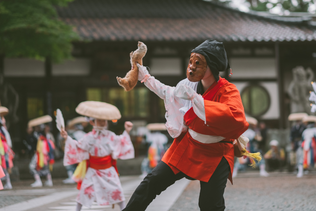 大慈寺, 澤目獅子踊り の写真