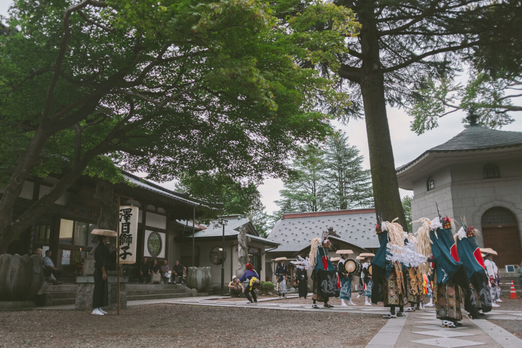 大慈寺, 澤目獅子踊り の写真