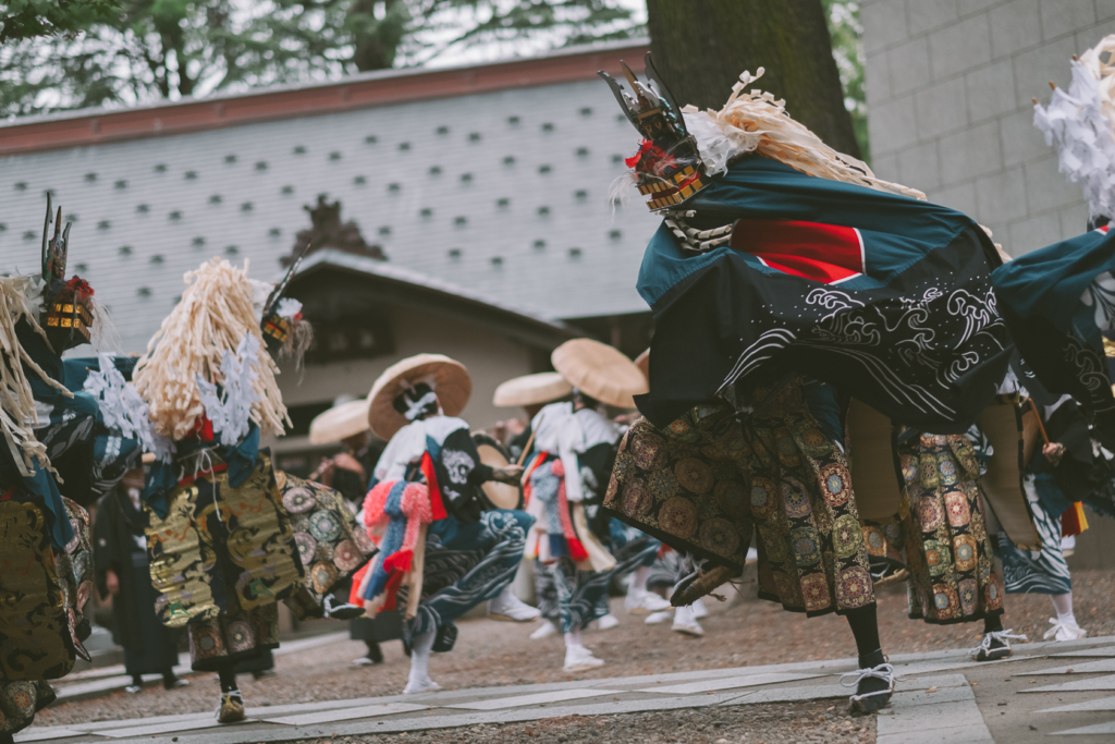 大慈寺, 澤目獅子踊り の写真