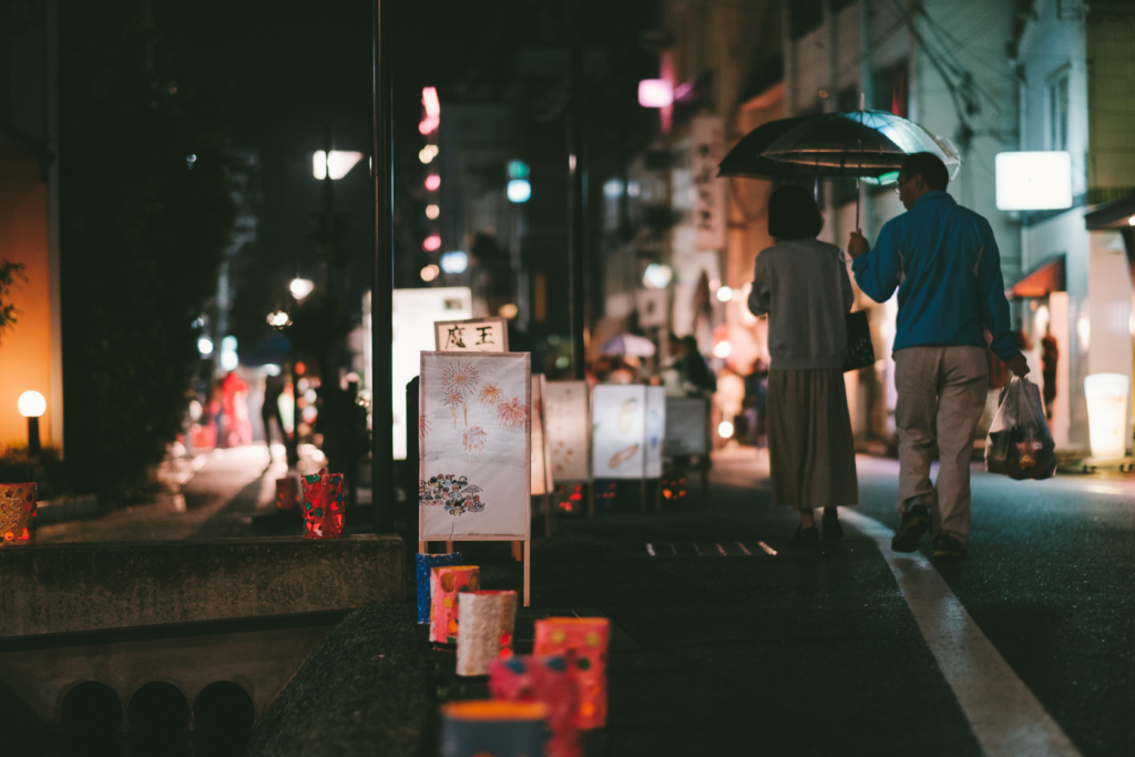 広瀬川行燈夜祭 の写真