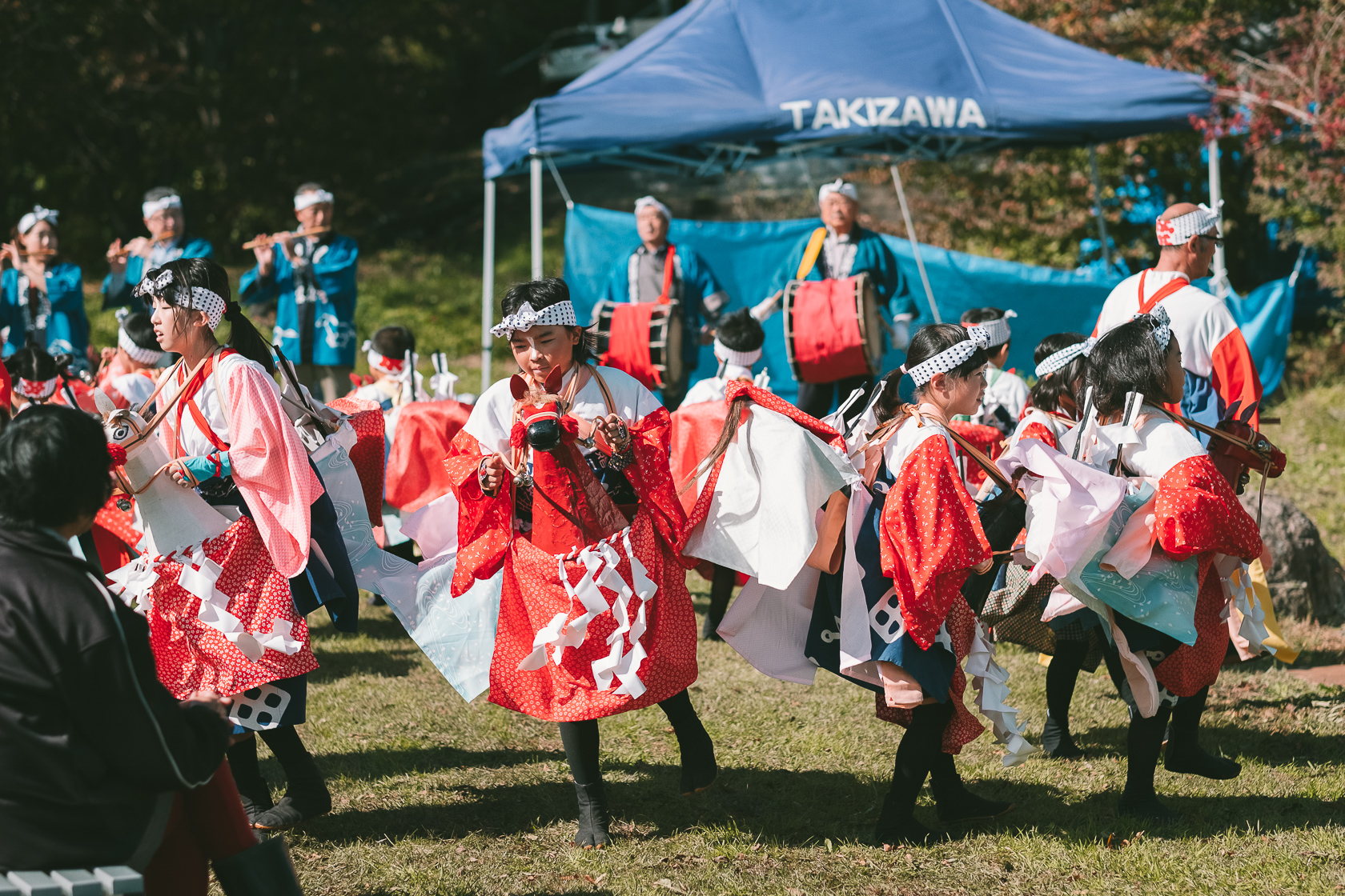 滝沢駒踊り の写真