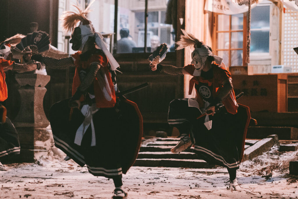 黒岩鬼剣舞, 白山神社 の写真