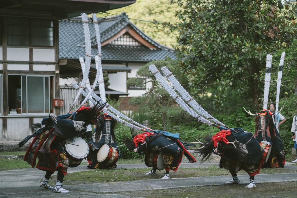 金津流伊手獅子躍, 高林寺 の写真