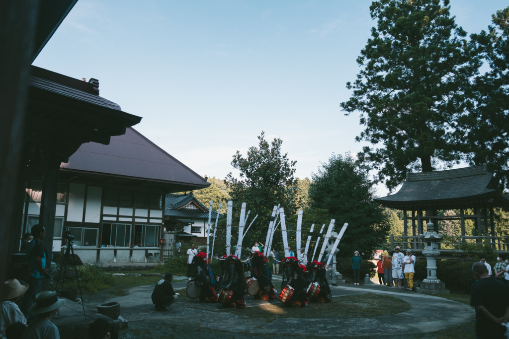 金津流伊手獅子躍, 高林寺 の写真