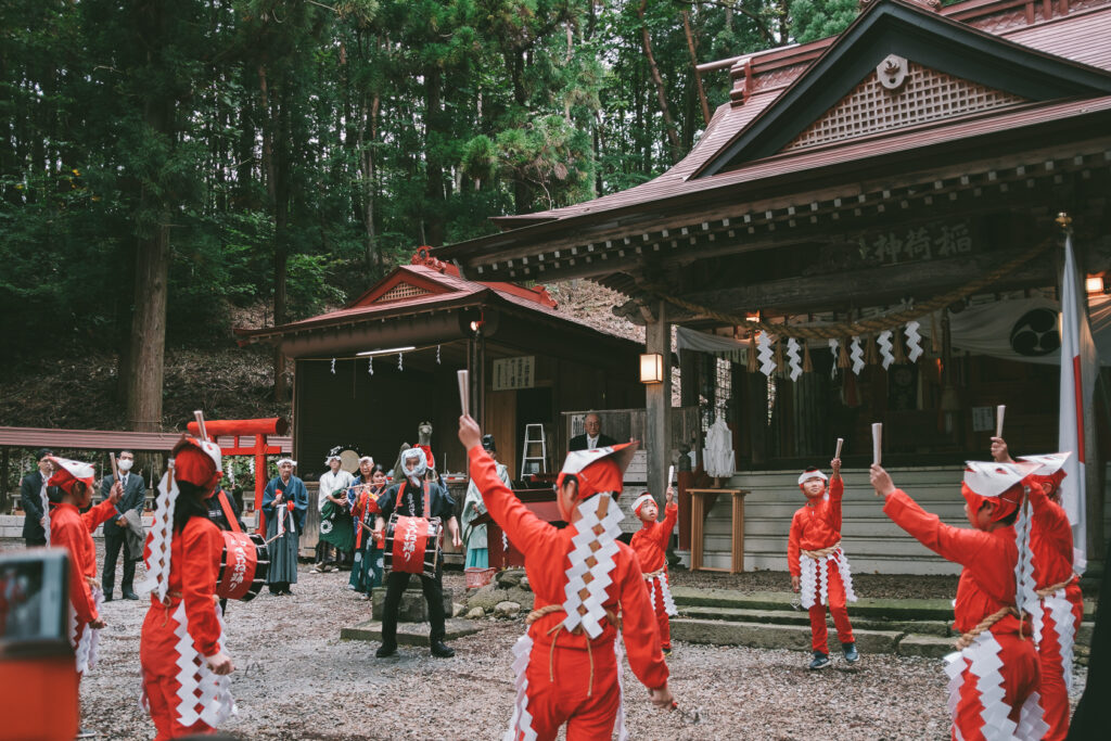 川口きつね踊り, 豊城稲荷神社