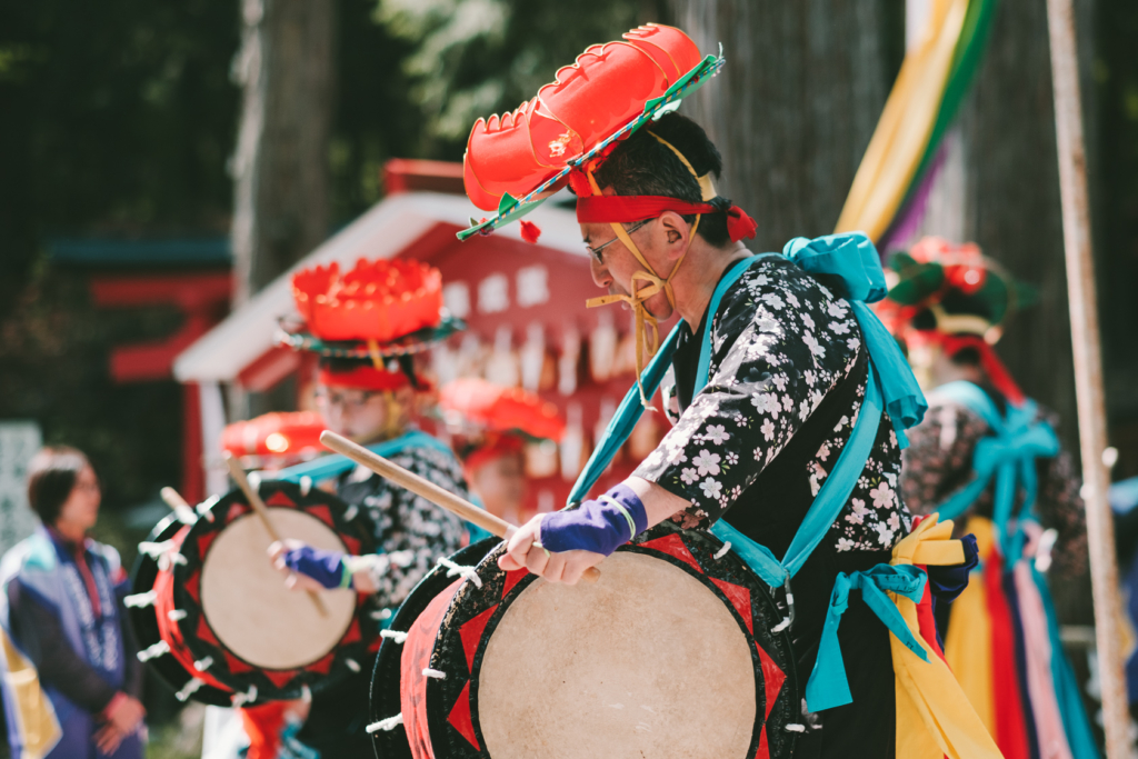 志和稲荷神社, 志和稲荷神社例大祭, 日詰かじ町さんさ踊り の写真