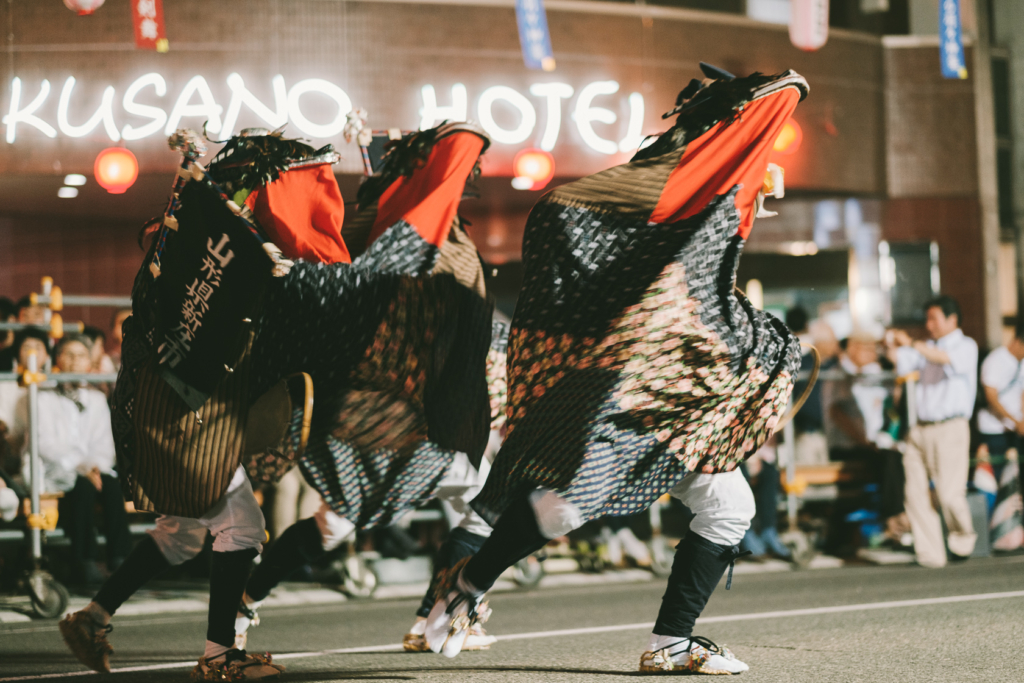 萩野鹿子踊, 北上みちのく芸能まつり の写真