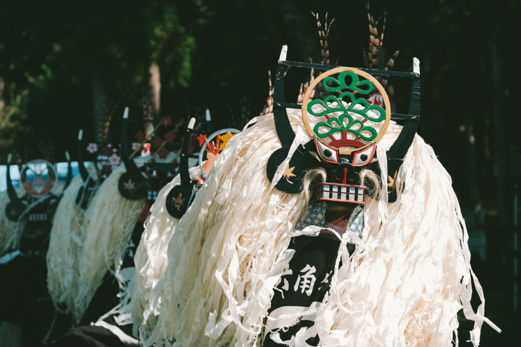 青笹しし踊り, 六神石神社例大祭 の写真