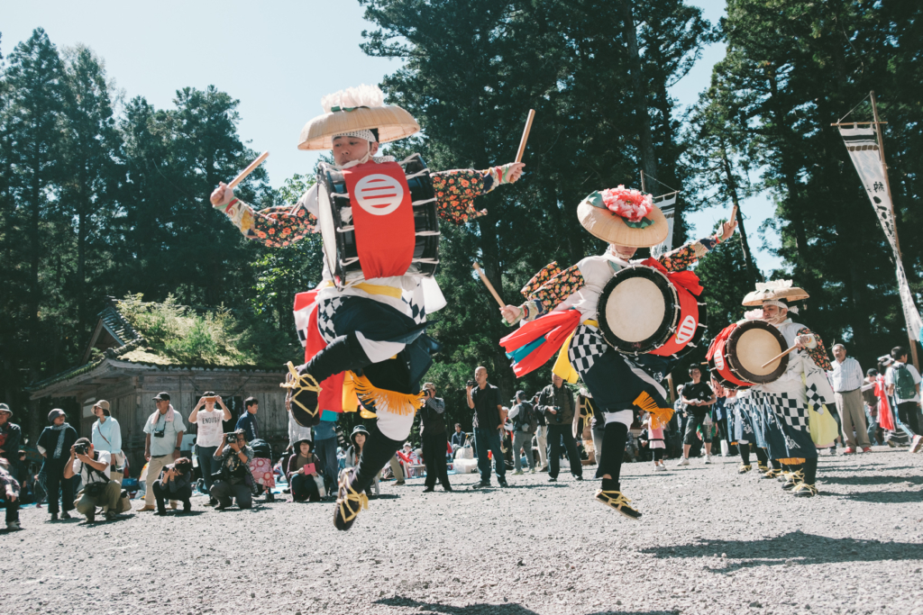 三本柳さんさ踊り, 六神石神社例大祭 の写真
