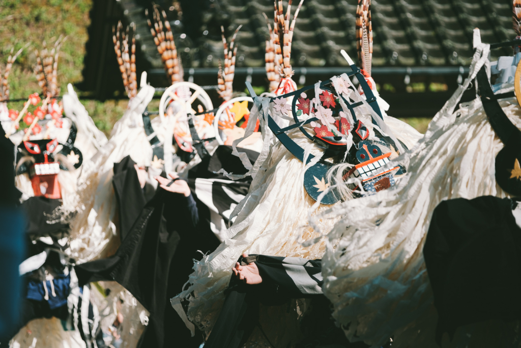 青笹しし踊り, 六神石神社例大祭 の写真