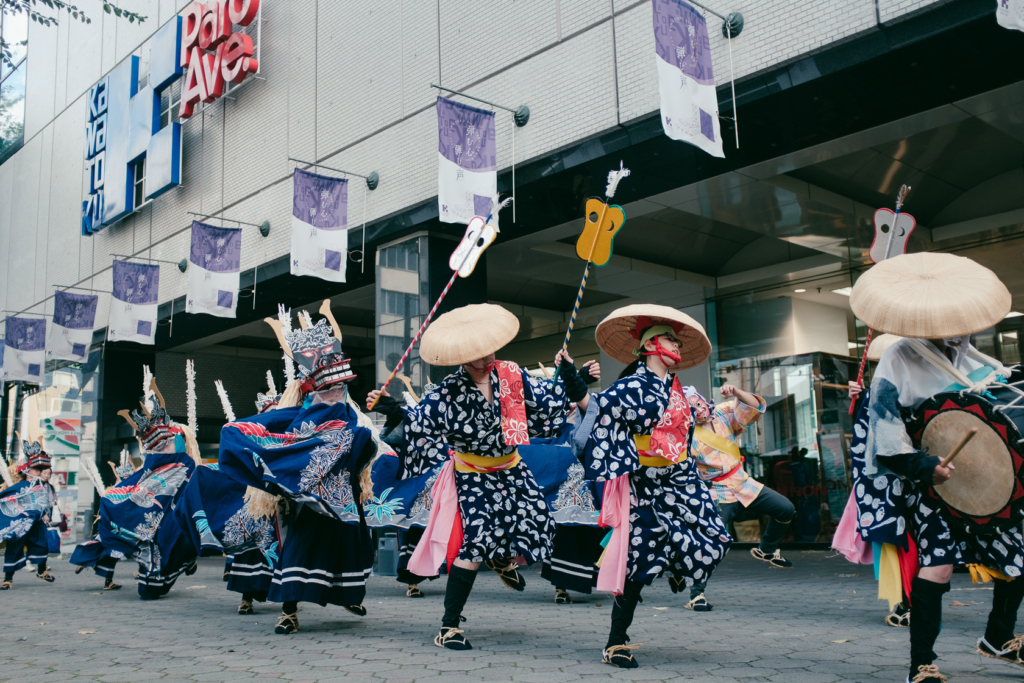 法領田獅子踊り の写真