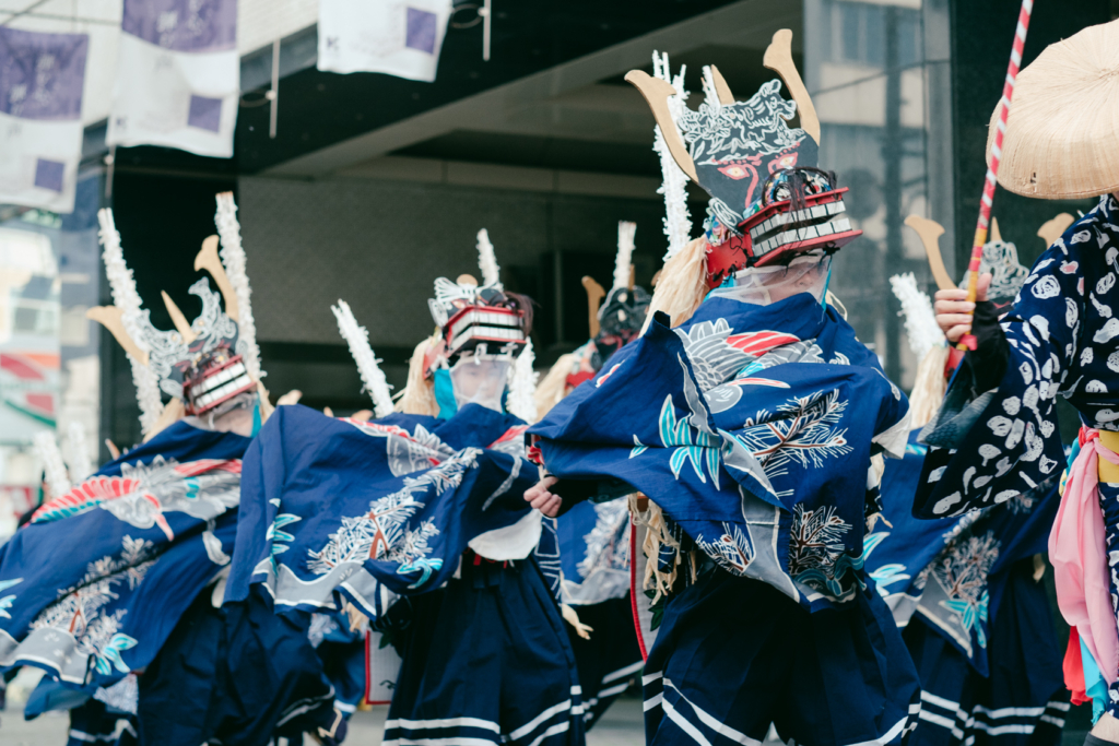 法領田獅子踊り の写真