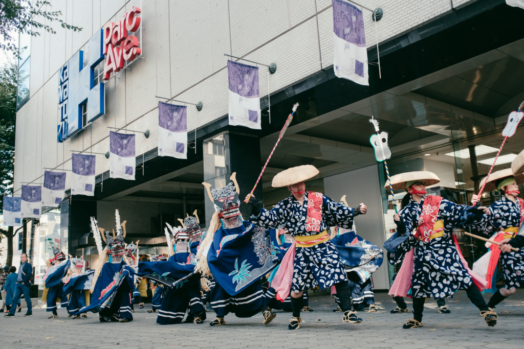 法領田獅子踊り の写真