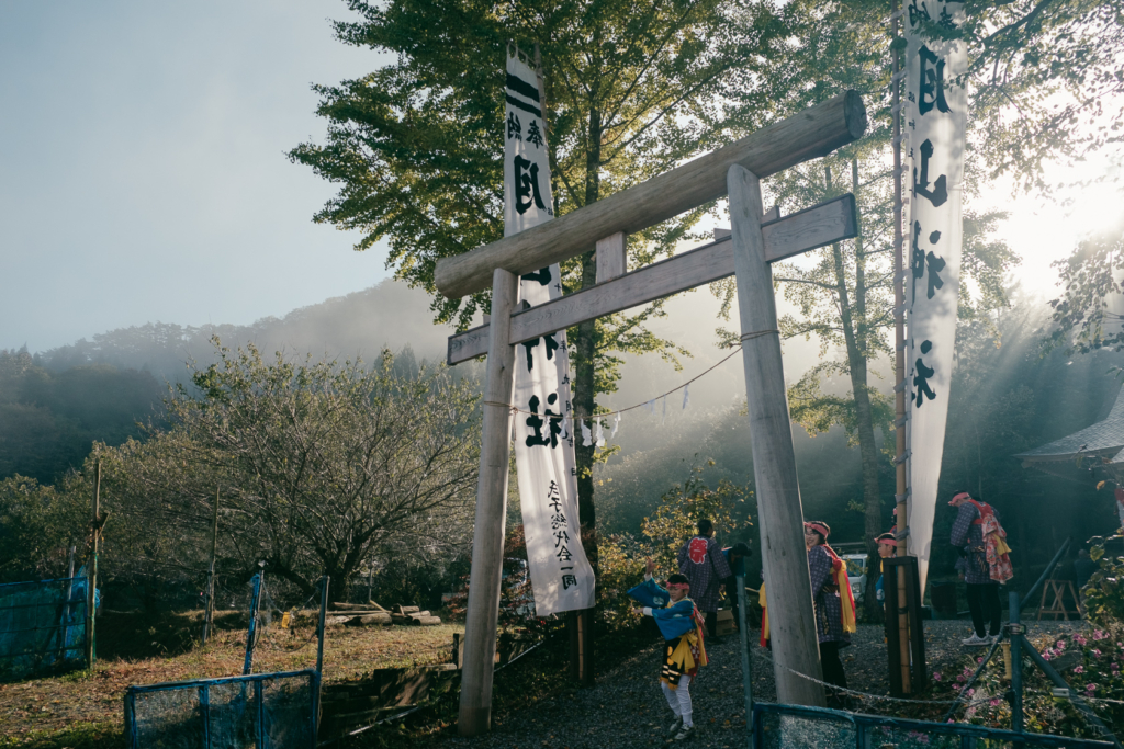 月山神社五年大祭 の写真