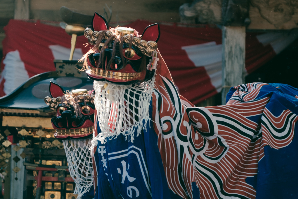火の土虎舞, 月山神社五年大祭 の写真