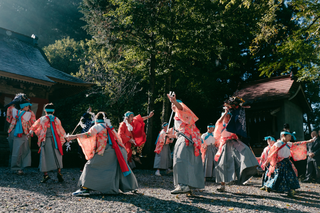 月山神社五年大祭, 高瀬神楽 の写真