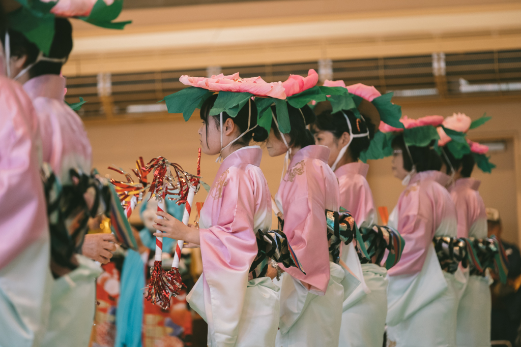 月山神社五年大祭, 新切太神楽 の写真