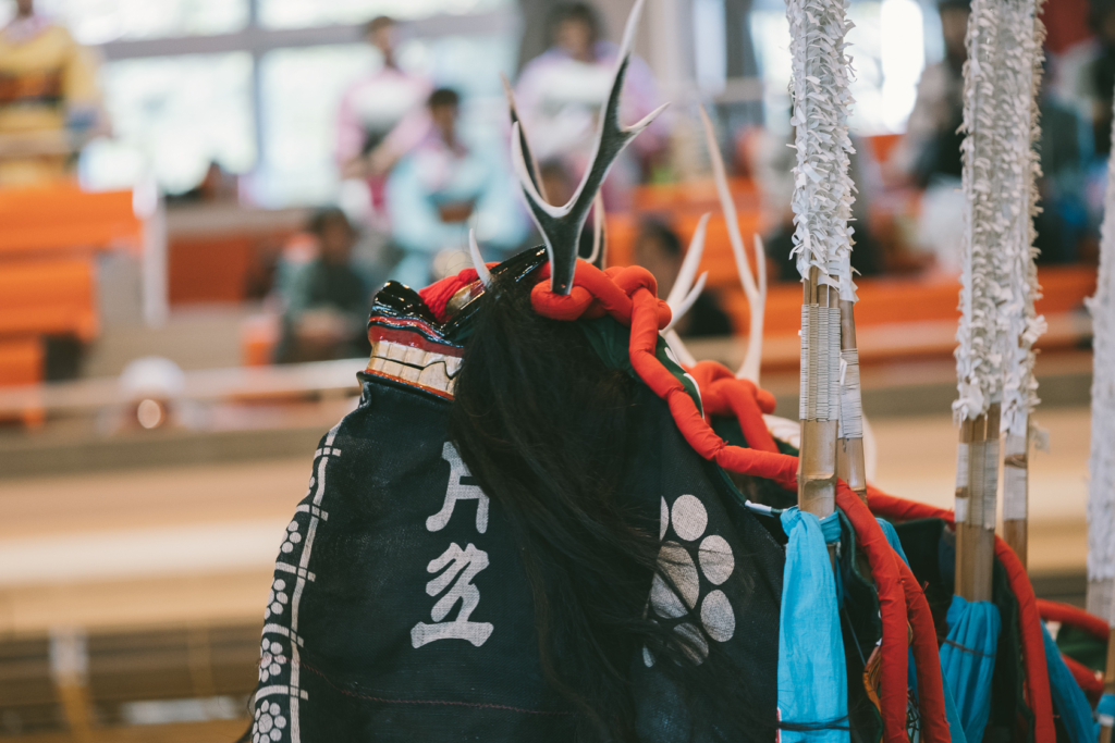 月山神社五年大祭, 高瀬鹿踊 の写真