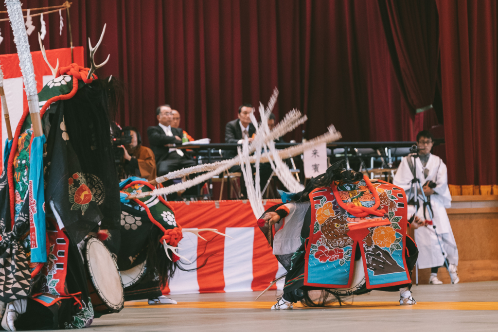月山神社五年大祭, 高瀬鹿踊 の写真