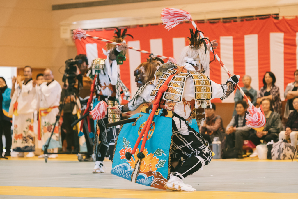 月山神社五年大祭, 新切剣舞 の写真