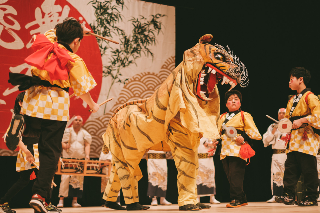 釜石市民ホールTETTO, 虎舞, 日ヶ久保虎舞 の写真
