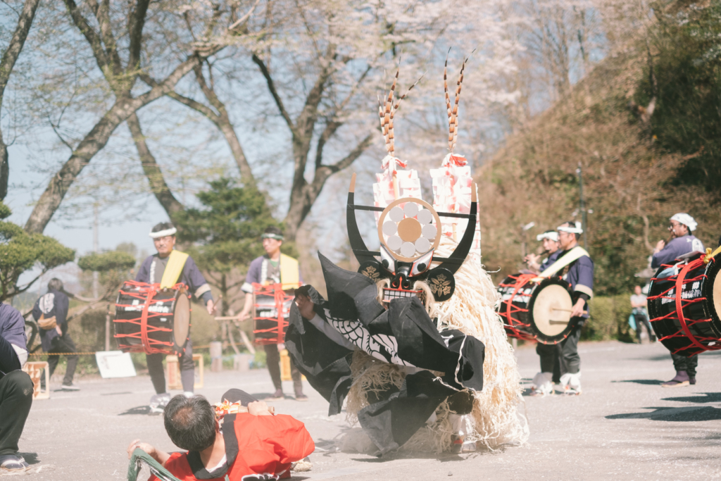 遠野さくらまつり, 細越しし踊り, 南部神社 の写真