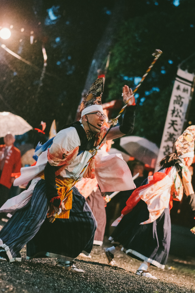 ツルカメ七頭舞, 高松神社 の写真