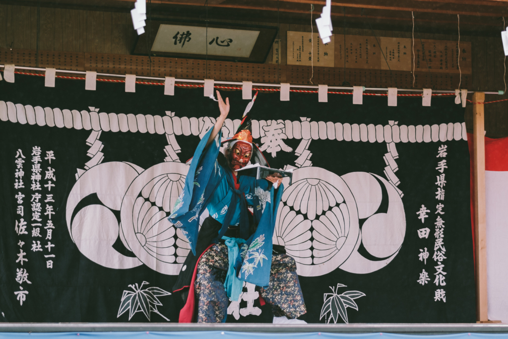 幸田神楽, 山の神舞 の写真