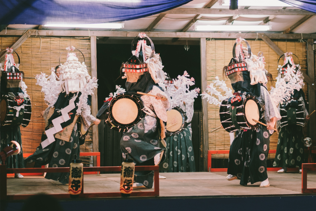 山岸獅子踊, 盛岡八幡宮 の写真