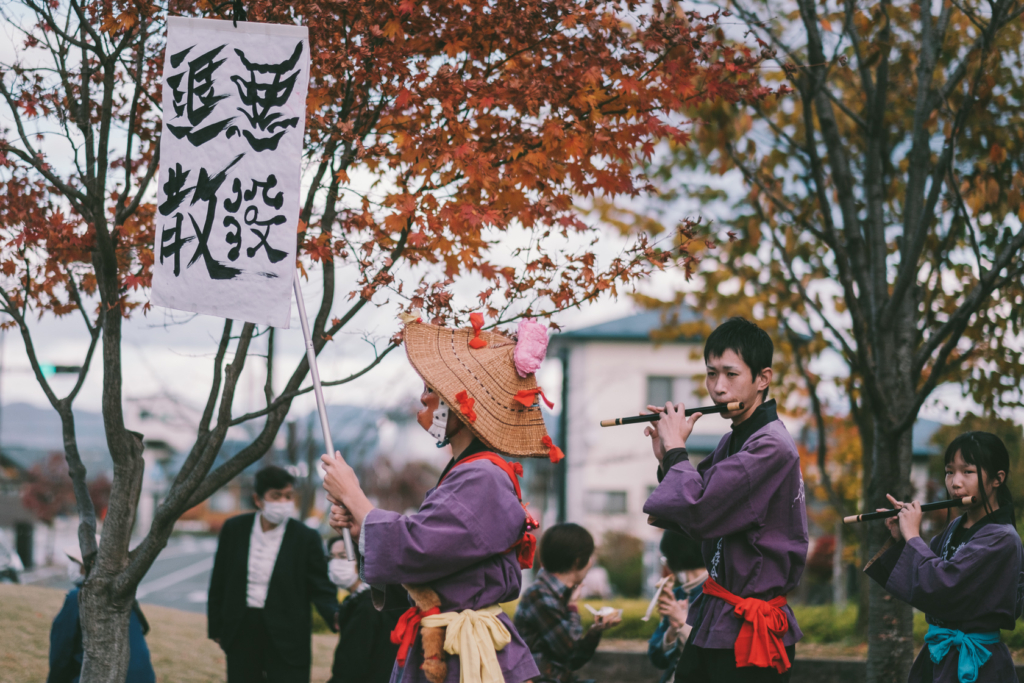 オガール, 紫波町民俗芸能鑑賞会, 平沢鹿踊 の写真