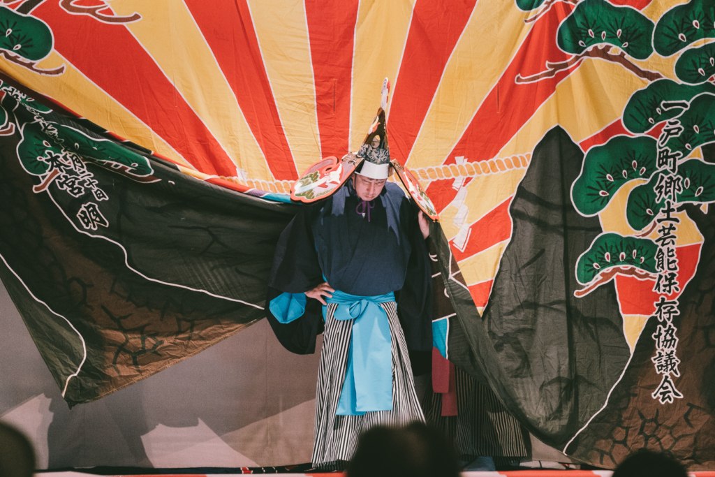 鳥舞, 田中新山社神楽 の写真