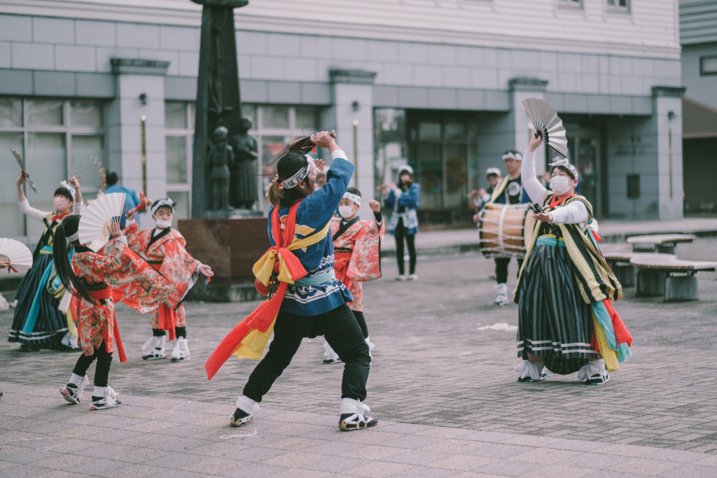遠野駅, 長野獅子踊り の写真