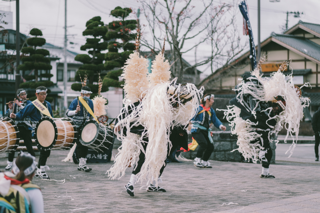 遠野駅, 長野獅子踊り の写真