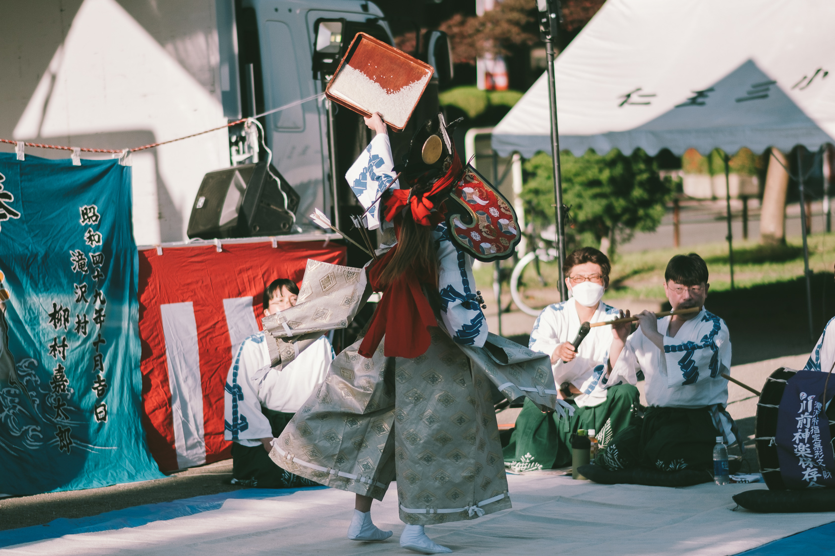 岩手山神社, 川前神楽, 八幡舞 の写真