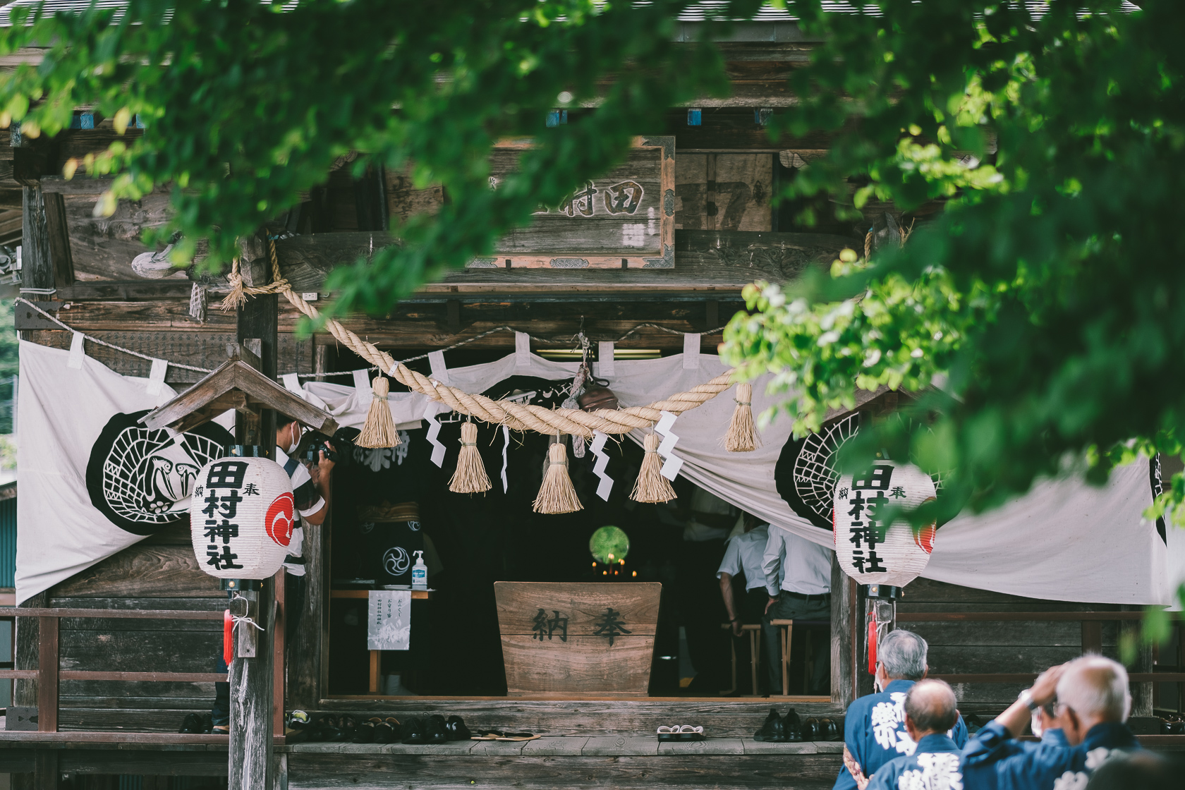 篠木神楽, 田村神社 の写真