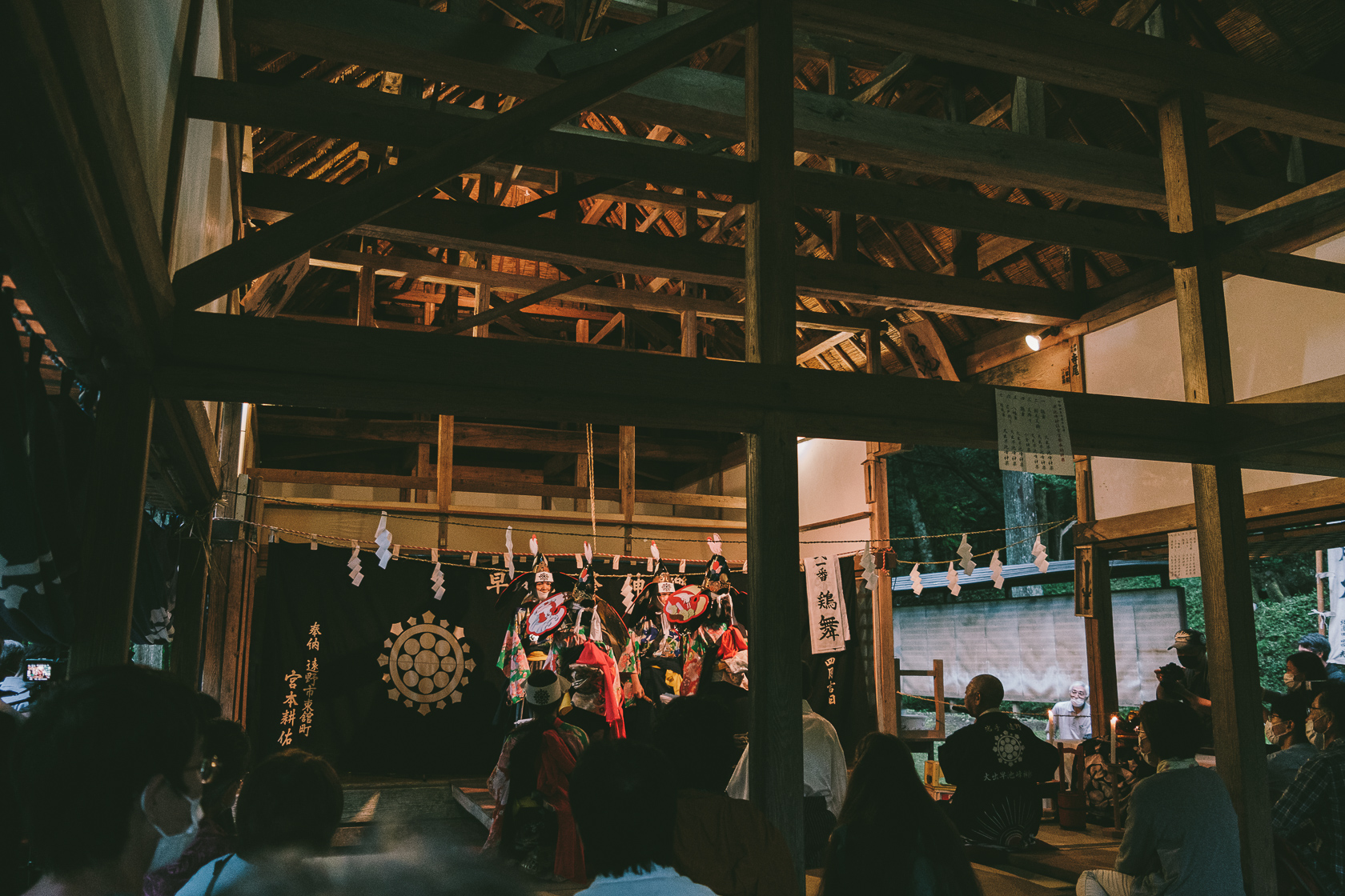 鶏舞, 早池峯神社, 大出早池峰神楽 の写真