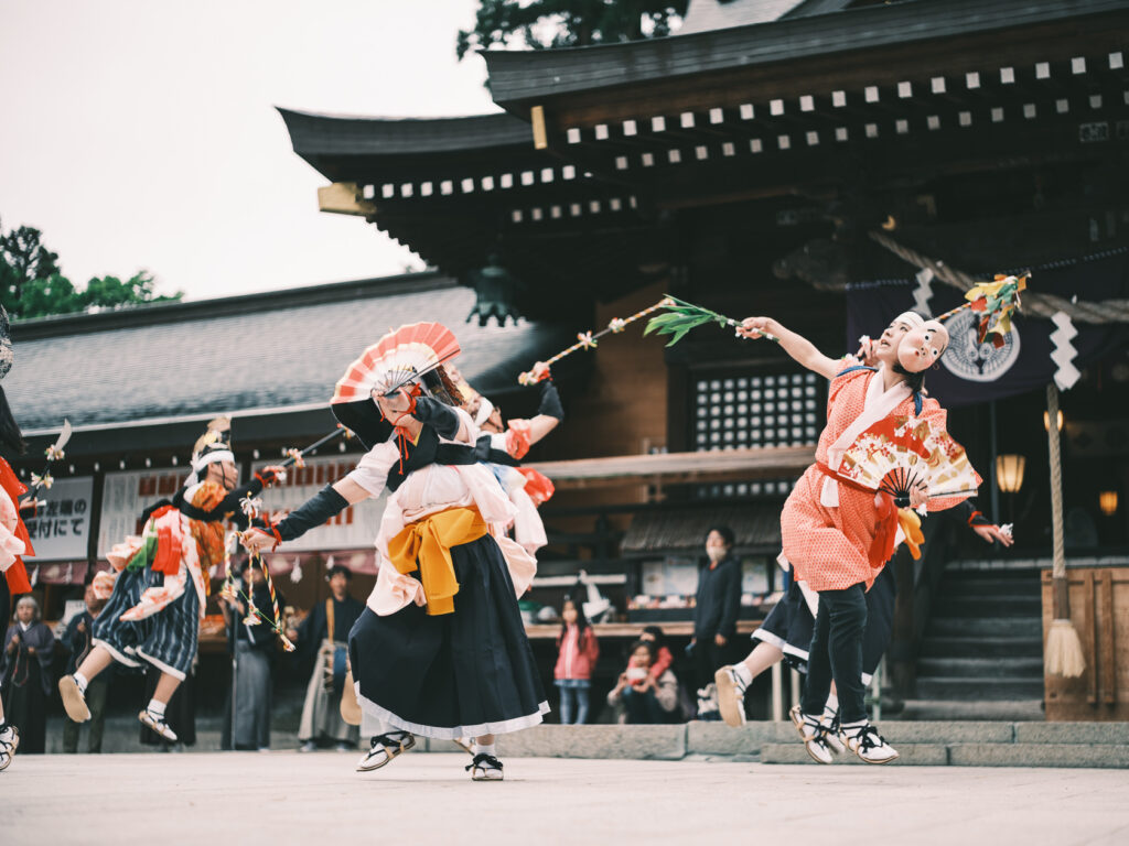 ツルカメ七頭舞, 櫻山神社