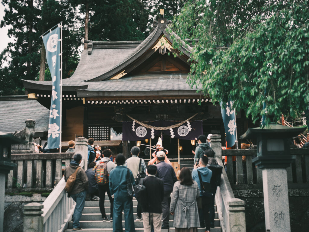 ツルカメ七頭舞, 櫻山神社