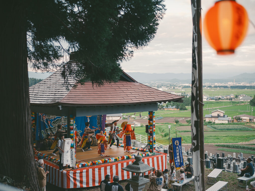 熊野神社, 大沢田植踊り