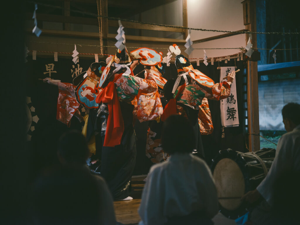 鶏舞, 早池峯神社例大祭, 大出早池峰神楽