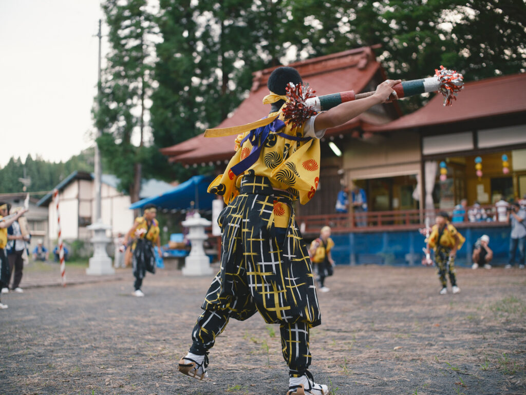 一戸まつり, 鳥海稲荷神社, 来田七ツ物