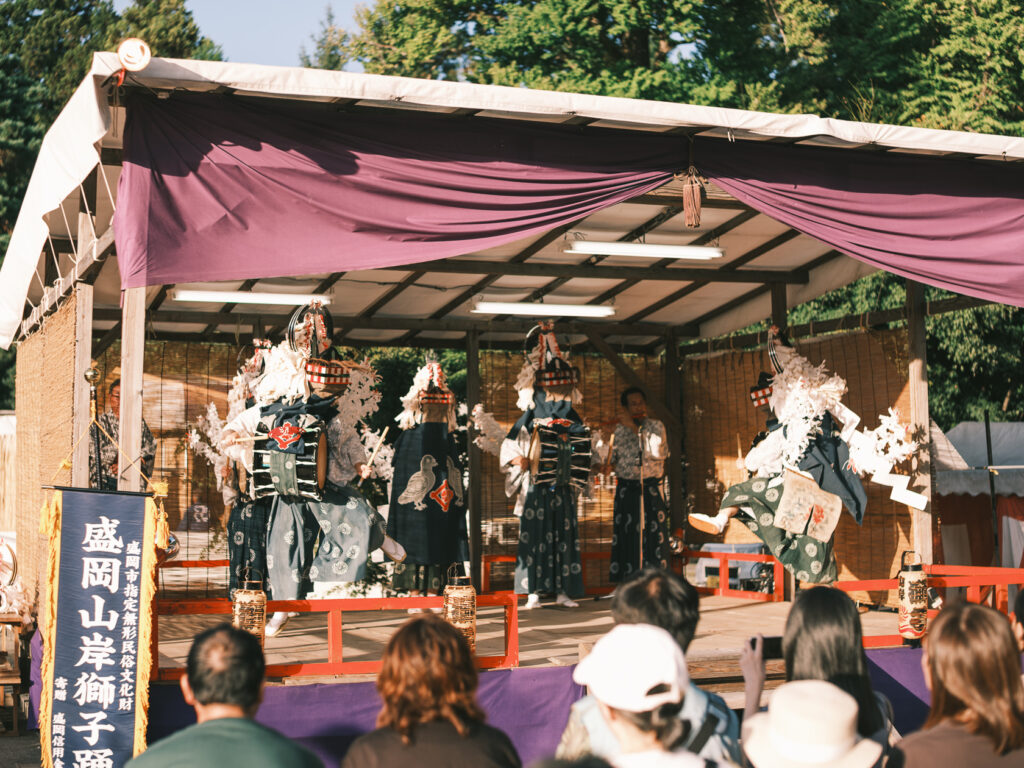 山岸獅子踊, 盛岡秋まつり