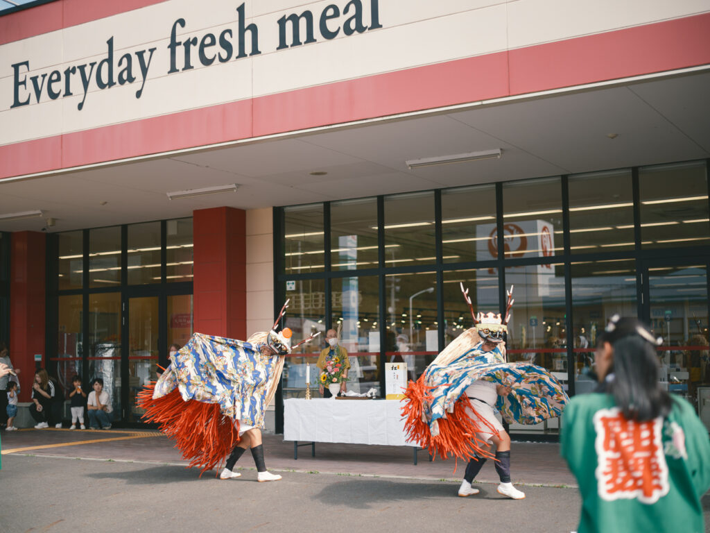 山田まつり, 八幡鹿舞